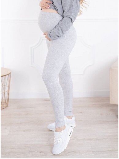 Maternity leggings, Classic, ForMommy grey) 7