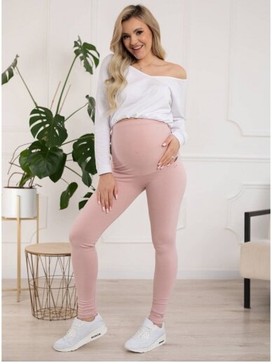 Maternity leggings, Classic, ForMommy (pink) 4