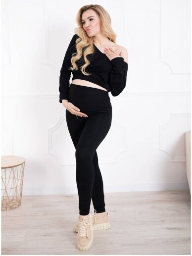 Maternity leggings, Classic, ForMommy (black) 2