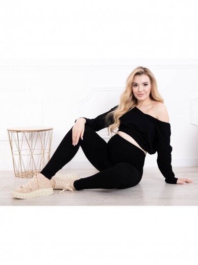 Maternity leggings, Classic, ForMommy (black) 3 Maternity leggings, Classic, ForMommy (black) 3