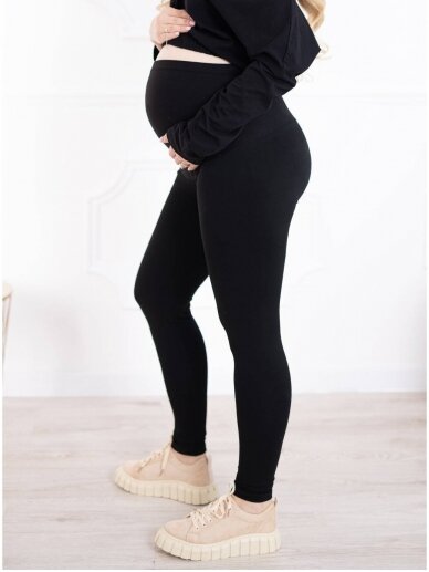 Maternity leggings, Classic, ForMommy (black) 4