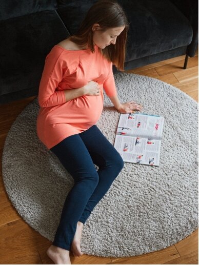 Maternity leggings blue, Milk&Love 1 Maternity leggings blue, Milk&Love 1