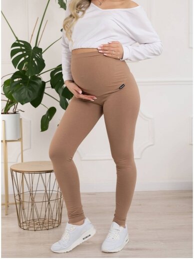 Maternity leggings, Classic, ForMommy (cappuccino) 3 Maternity leggings, Classic, ForMommy (cappuccino) 3