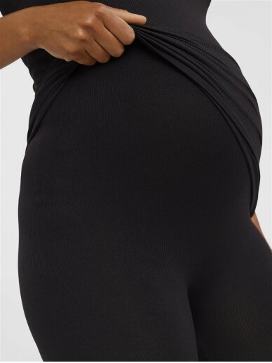 Maternity leggings, MLTIA, Mama;licious (black) 4