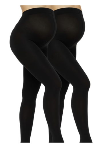 Maternity tights 2-pack MLKAYA, Mamalicious (Black) Maternity tights 2-pack MLKAYA, Mamalicious (Black)