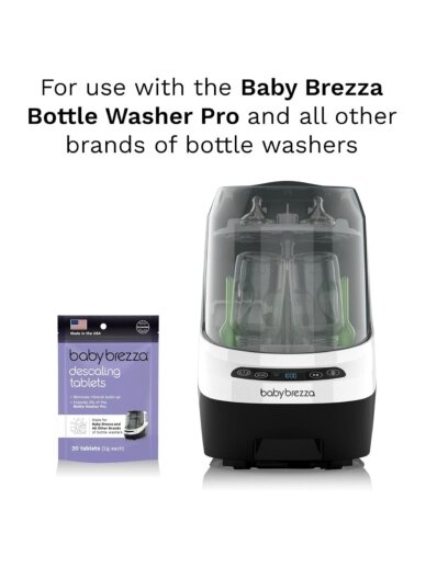 Descaling Tablets for Bottle Washer, 20 pcs, Baby Brezza 2 Descaling Tablets for Bottle Washer, 20 pcs, Baby Brezza 2