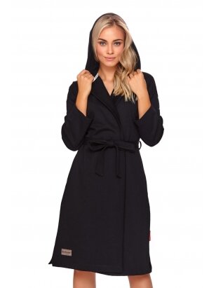 Warm cotton robe by DN (black)