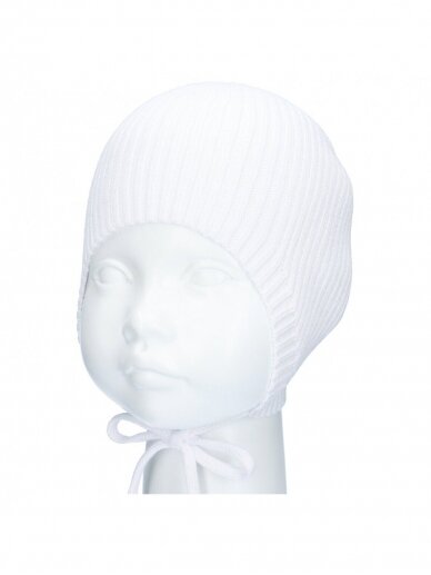 TuTu organic cotton knit hat (white) 2