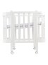 Oval convertible baby crib NIKA 5in1, Ingvart (White)