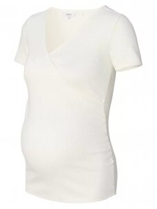Maternity T-Shirt, Mlnadine, Sanson-Cream