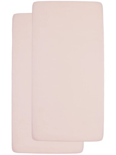 Paklodė su guma 40x80/90cm 2vnt.,Meyco Baby (Pink)