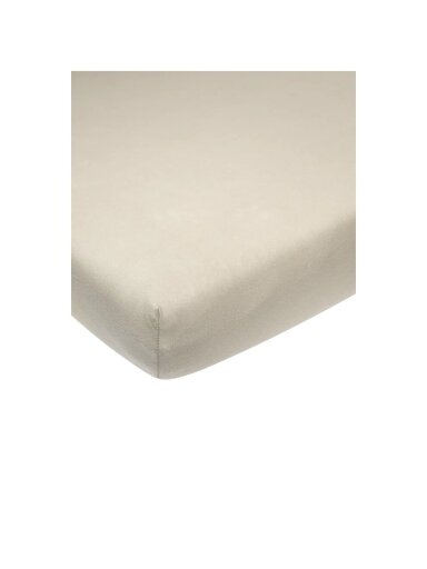 Paklodė su guma 50x90cm, Meyco Baby (Sand)