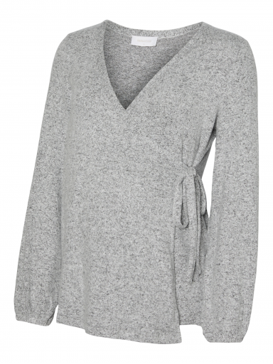 Blouse for pregnant and nursing women MLALICE Mama;licious (Gray)