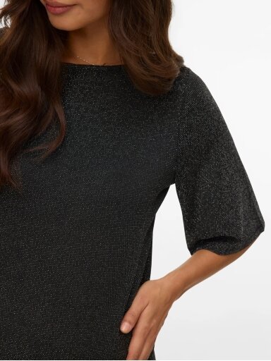 Palaidinė VMMKANVA 2/4 rankovės, Vero moda (Black/silver)