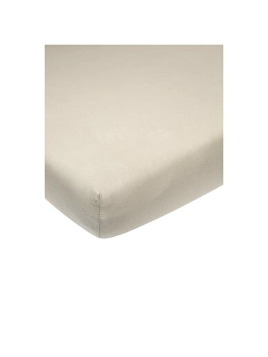 Paklodė su guma 50x90cm, Meyco Baby 2 vnt., (Sand) Paklodė su guma 50x90cm, Meyco Baby 2 vnt., (Sand)