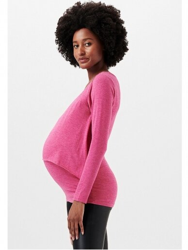 Double-layer long-sleeved top for pregnant and nursing women, Esprit (Berry) 3