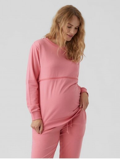 Džemperis nėščioms ir maitinančioms Pink Lemonade, Mama;licious (rausva) 2