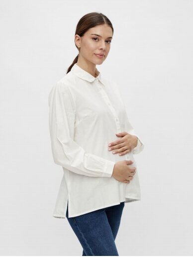 Marškiniai nėščioms Mlnanna, Mama;licious (balta) 1