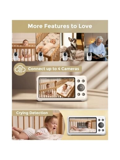 Add-on camera for BM04 video baby monitor, Momcozy 2