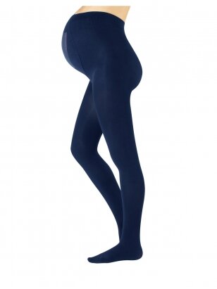 Pėdkelnės nėščiosioms Calzitaly, 100den (mėlyna)