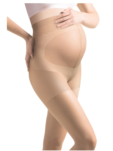 Pėdkelnės nėščiosioms Gabriella Mama 40den (Beige)