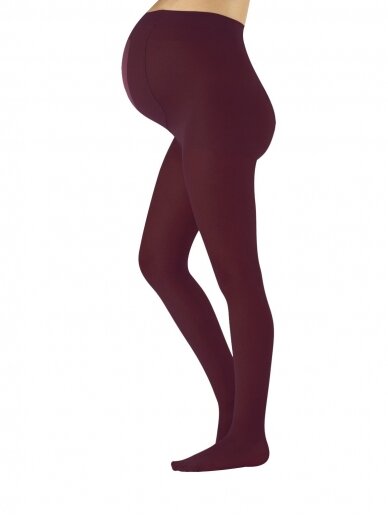 Maternity Tights 100 DEN by Calzitaly (wine) 3