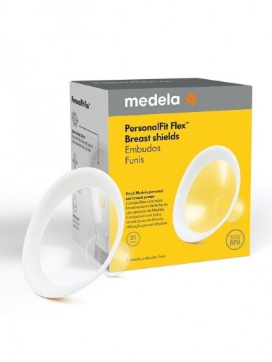 PersonalFit Flex™ Breast shields, 2 pcs. 27mm by Medela