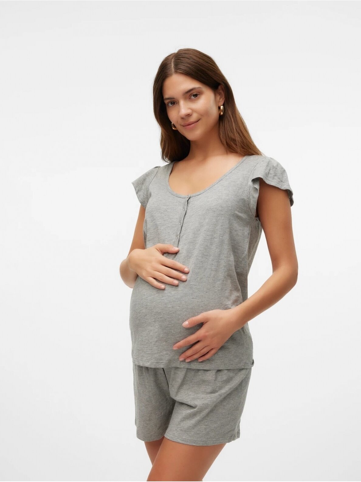 Pižama nėščioms ir maitinančioms MLMIRA, Mama;licious (pilka) 4 Pižama nėščioms ir maitinančioms MLMIRA, Mama;licious (pilka) 4