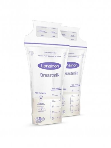 Milk storage bags, 25 pcs. Lansinoh Milk storage bags, 25 pcs. Lansinoh