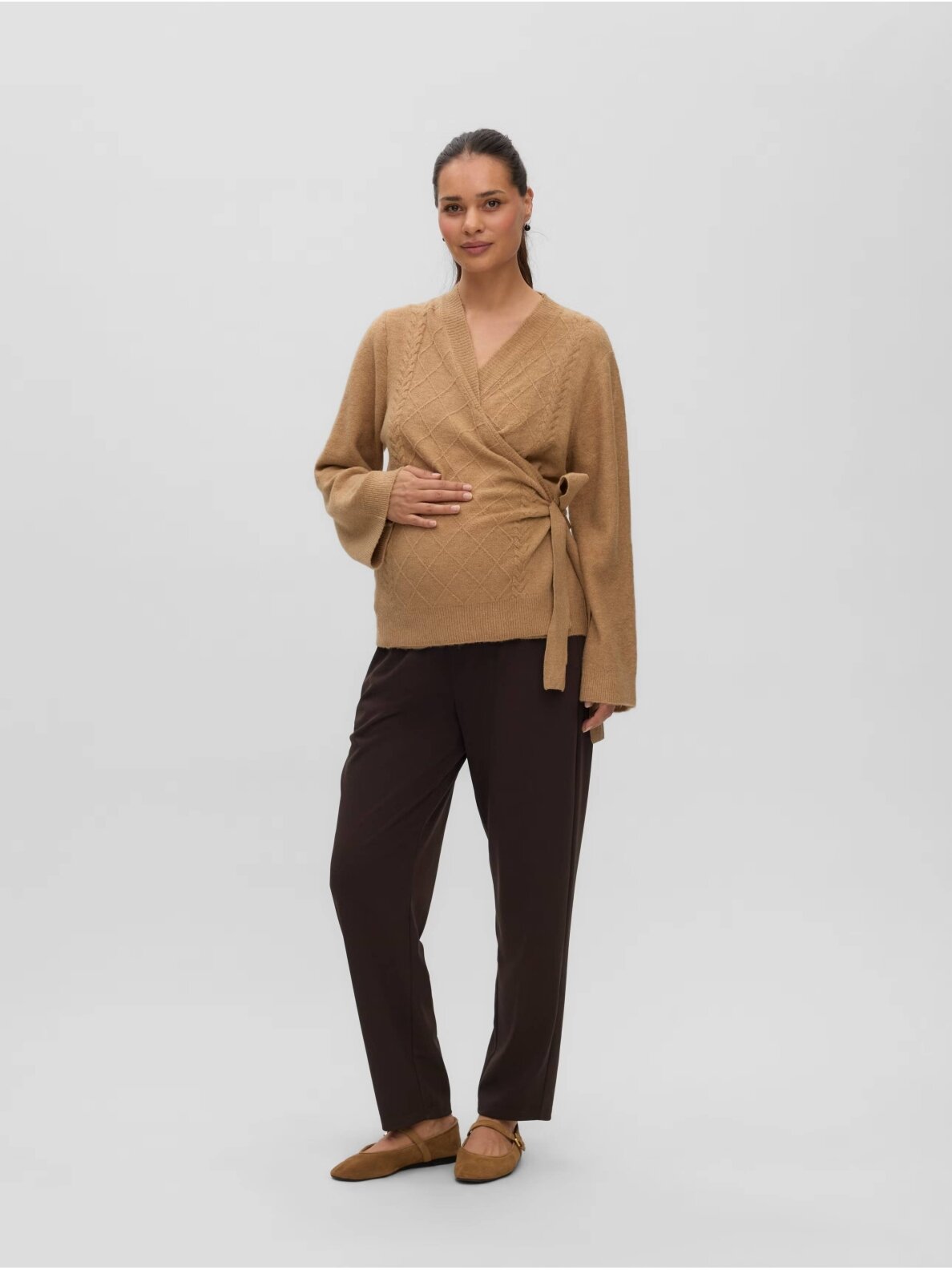 Maternity pantsMLSIMMI,, Mama;licious (Dark Brown) 3