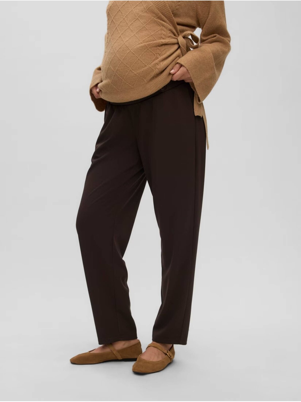 Maternity pantsMLSIMMI,, Mama;licious (Dark Brown) 4