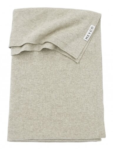 Baby blanket 75x100cm, Meyco Baby (Sand Melange) Baby blanket 75x100cm, Meyco Baby (Sand Melange)