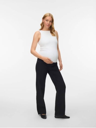 Platūs džinsai nėščioms VMMTESSA, Vero Moda (Juoda) 4 Platūs džinsai nėščioms VMMTESSA, Vero Moda (Juoda) 4