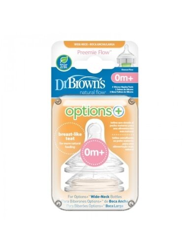 Žindukai DR.BROWNS Option+ Preemie 2vnt WN0201