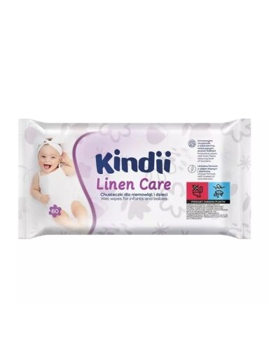 Kindii Linen Care“ – švelnios servetėlės