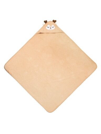 BATHFRIENDS vonios rankšluostis 100x100 DEAR BEIGE, Sensillo