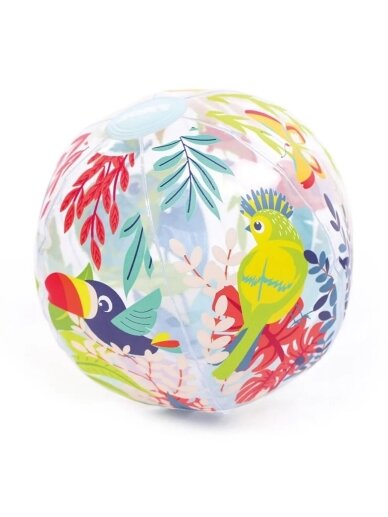 Inflatable ball Jungle, 20 cm, LUDI Inflatable ball Jungle, 20 cm, LUDI