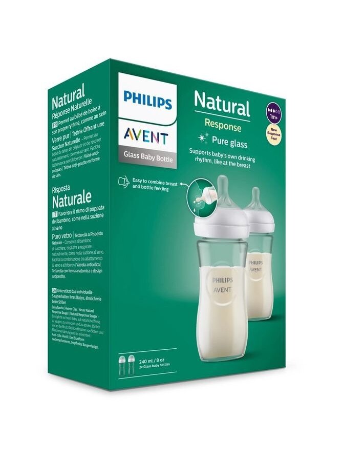 Stikliniai buteliukai Philips Avent 2x240ml