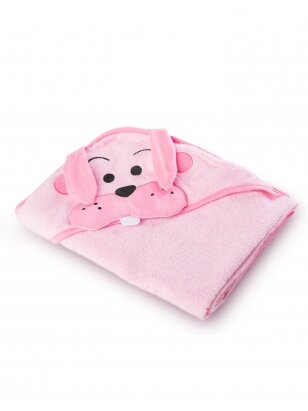 Soft bath towel, 100x100, by Sensillo (pink)