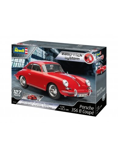 REVELL 1:16 modelis Porsche 356 Coupe, 7679 10