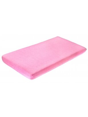 Sensillo paklodė su guma frotte, rožinė, 120*60, 2145