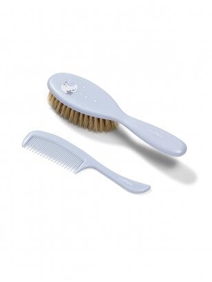 Brush and comb „Moon“ by Baby Ono (blue)