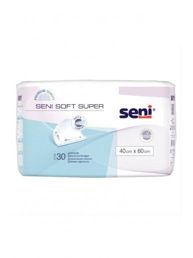Bed underpads SENI SOFT SUPER, 40x60 cm, 1 psc.