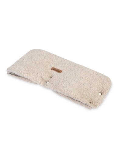 Sensillo Stroller Muff Boucle, Light Beige Sensillo Stroller Muff Boucle, Light Beige