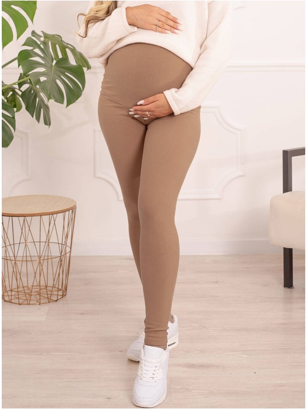 Warm maternity leggings, by ForMommy (beige) 2 Warm maternity leggings, by ForMommy (beige) 2