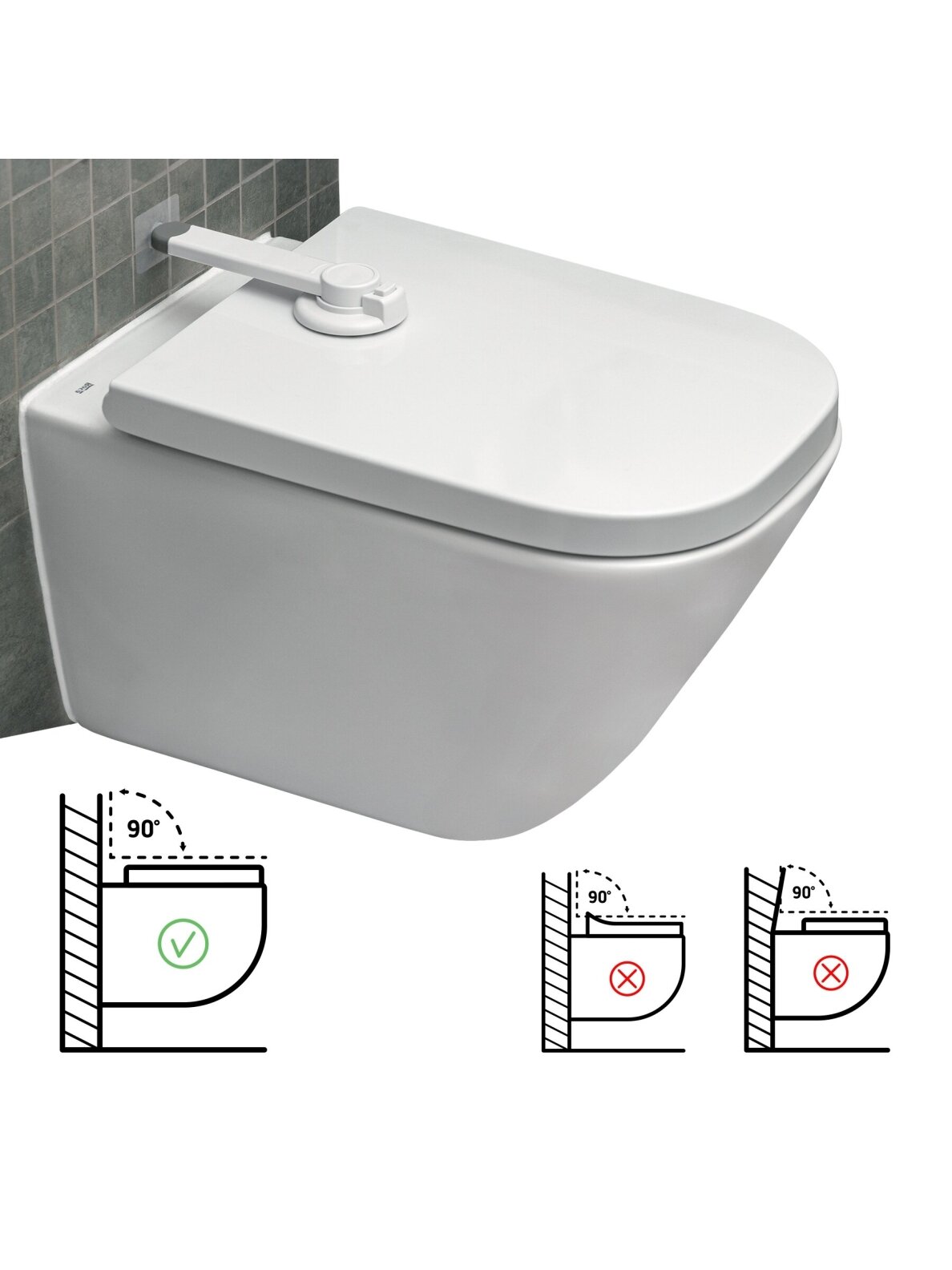 SIPO klozeto užraktas SBS-TL1 3