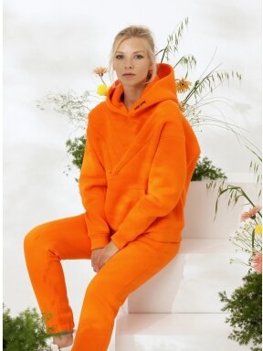 Warm sweater for pregnant and nursing women, Orange, MOM ONLY