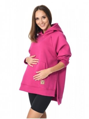 Šiltas džemperis nėščioms ir maitinančioms, Stella Pink, Mija