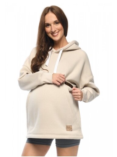 Maternity sweatshirt Megan Beige, Mija