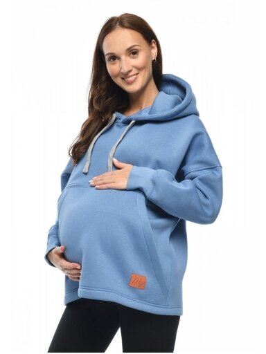 Maternity sweatshirt Megan Blue, Mija